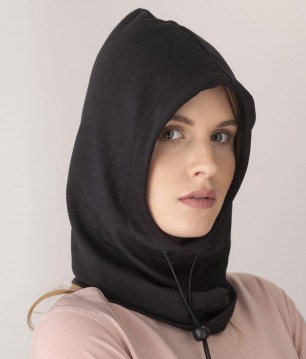 EMF Protective Hooded Snood (Black)