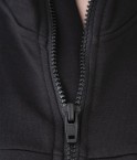 EMF Protective Unisex Zipped Hoodie Leblok (Black)