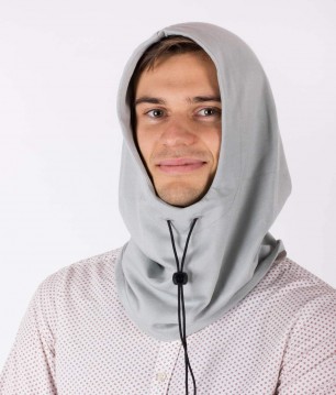 EMF Protective Hooded Snood (Grey)