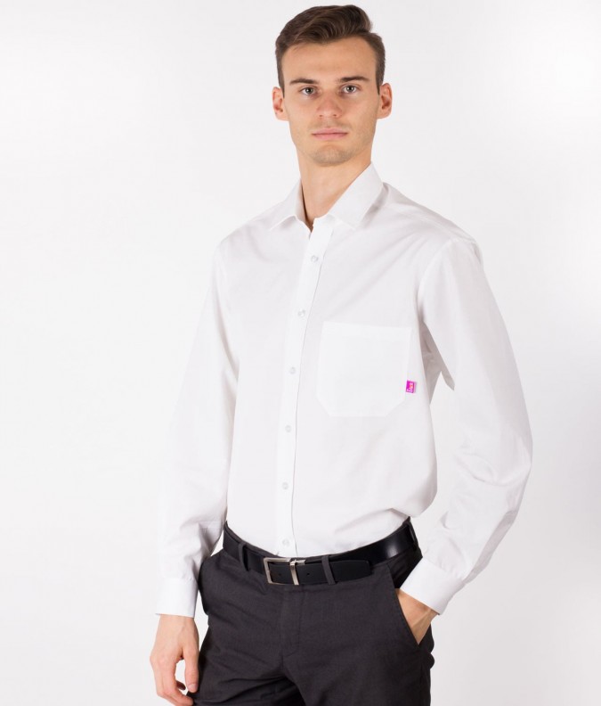EMF Protective Mens Office Shirt (White)