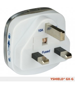 YSHIELD® grounding plug GX-G (Typ G, BS 1363)