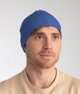 EMF Protective Beanie Leblok (Bright Blue)