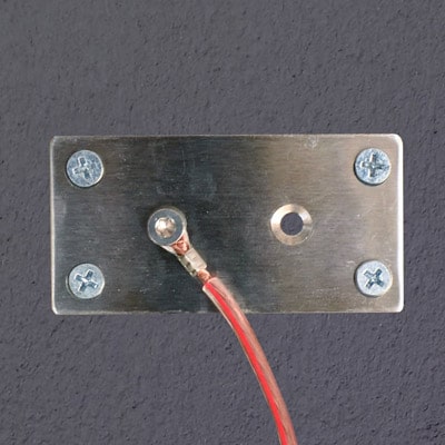 Grounding Plate Kit for EMF shielding outdoor paint